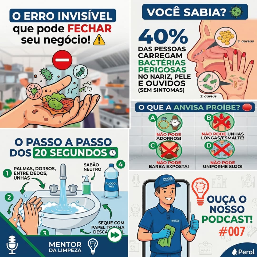 A Química Pesada para Higienização em Supermercados