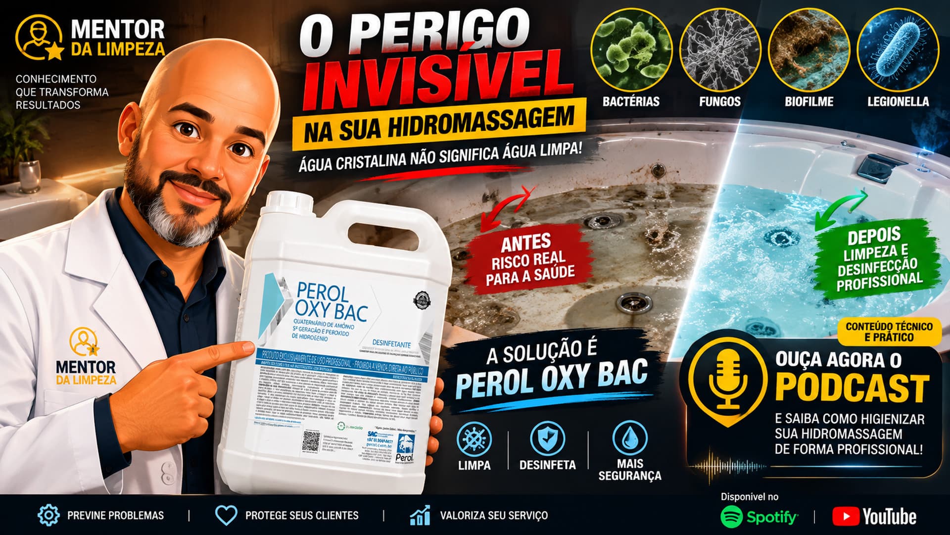Banheiras de hidromassagem: o perigo invisível por trás das bolhas